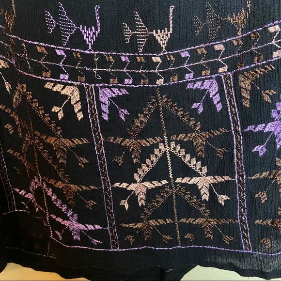 Free People Dress Rhiannon Embroidered Babydoll - Picture 5 of 11